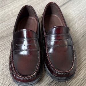 Johnston & Murphy Kids Burgundy Dress Loafers